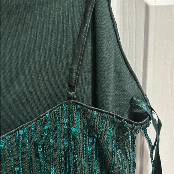 Sequin Tassel 
Mesh Scoop Neck Mini size XS - Picture 5 of 8